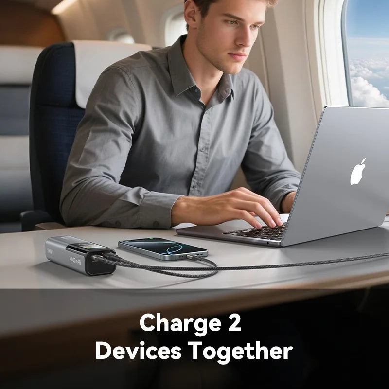 KUULAA 100W Power Bank 14000mAh Portable Charger External Battery PowerBank for Macbook for iPad Laptop Notbook Fast Charging PD