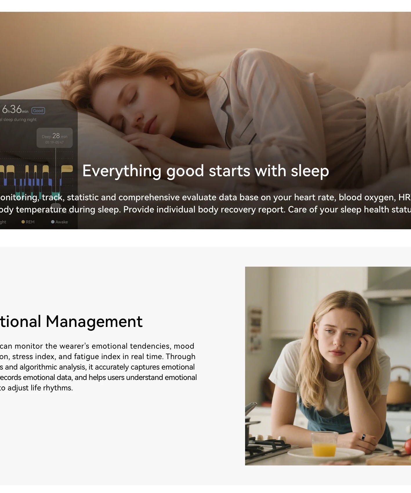 Ceramic Smart Ring with Vibrate Alerts Calls Alarm Notification Vibration, Health and Sleep Monitor 5ATM Waterproof Ring for Men