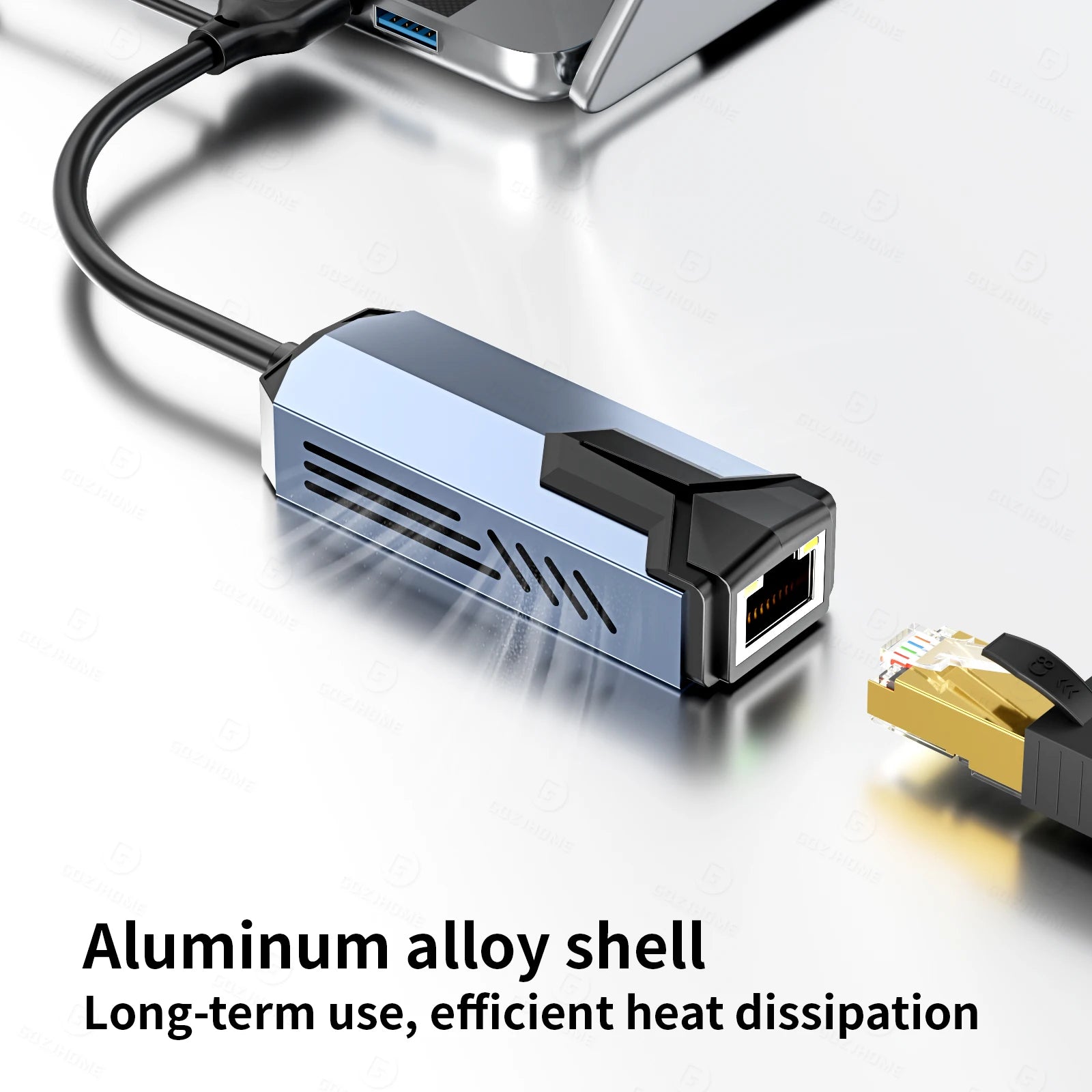 5000Mbps USB Network Card 5Gbps High Speed Wired Adapter USB3.0 Type-C to RJ45 Ethernet Converter HUB For MacBook Notebook PC