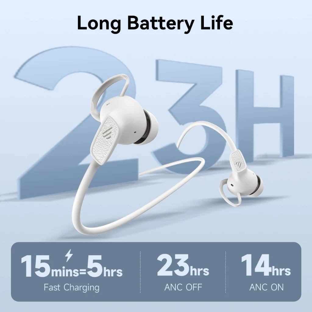 Edifier W280NB Pro Wireless Noise Cancelling Neckband Headphones Bluetooth V5.4 Hi-Res LDAC Sport Earphones IP55 Waterproof