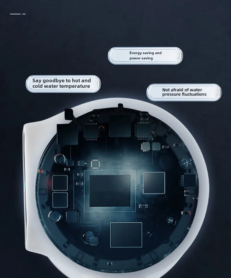 3000W Instant Hot Water Heater Faucet Electric Tankless for Kitchen Fast Heating Tap with Temperature Display