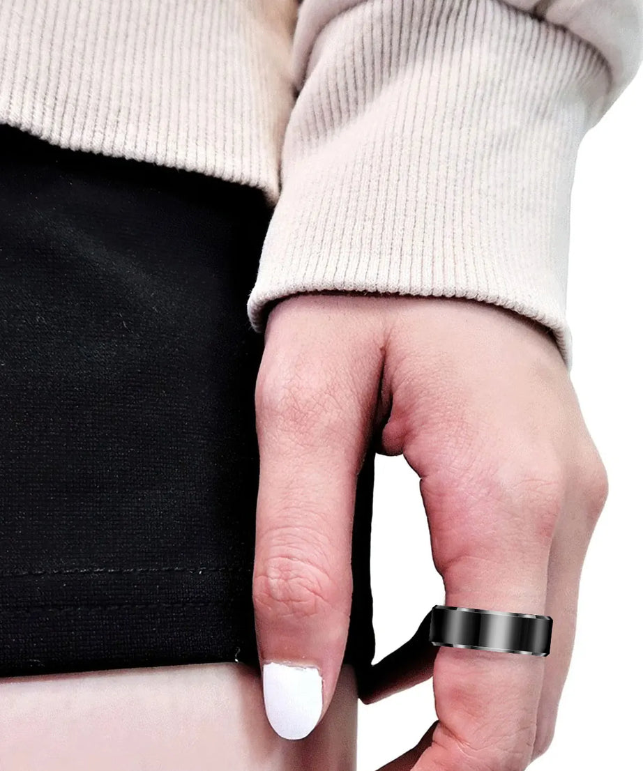 2025 Couple smart health ring,Sleep,Heart Rate,Oxygen Tracker,IP68 Waterproof,R6Pro smart ring for women and men rings for Gifts