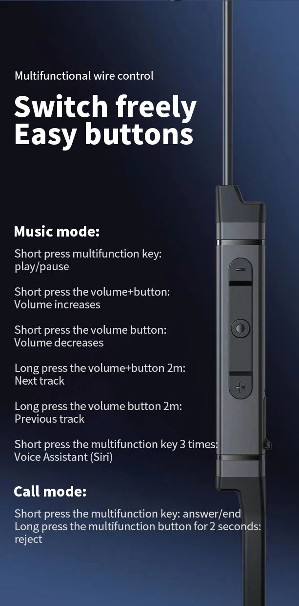 MZYMI BS09 Neckband Earbuds Wireless Bluetooth5.3 Noise Reduction Headphones HiFi Stereo Earphones Waterproof Headset With Mic