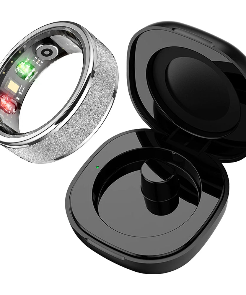 COLMI R10 Smart Ring with Charging Case for Men Women, Health and Sleep Monitor, 5ATM Waterproof, Multi-sport Mode