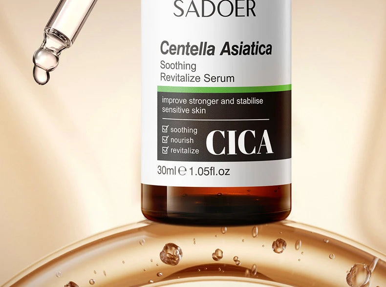 1/3pcs SADOER Salicylic Acid Centella Asiatica Hyaluronic Acid Serum for Face Moisturizing Hydrating Facial Essence 30ml