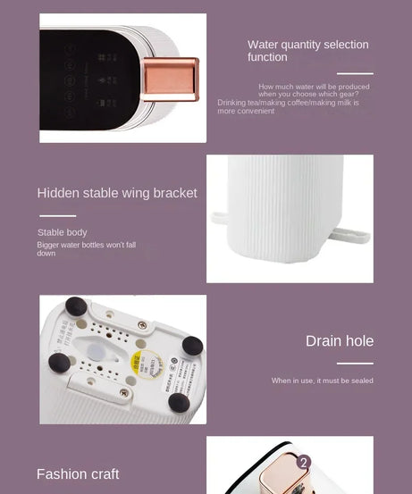 3s Instant Hot Water Dispenser,Baby Bottle Formula Dispenser,Bottled Water Dispenser,Water Warmer for Travel,Temperature Control