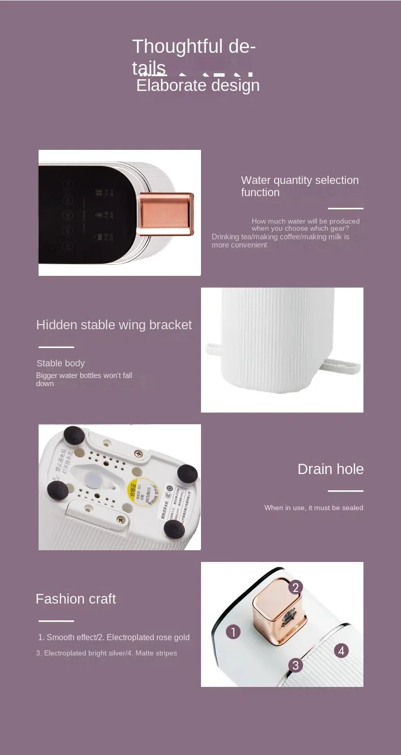 3s Instant Hot Water Dispenser,Baby Bottle Formula Dispenser,Bottled Water Dispenser,Water Warmer for Travel,Temperature Control