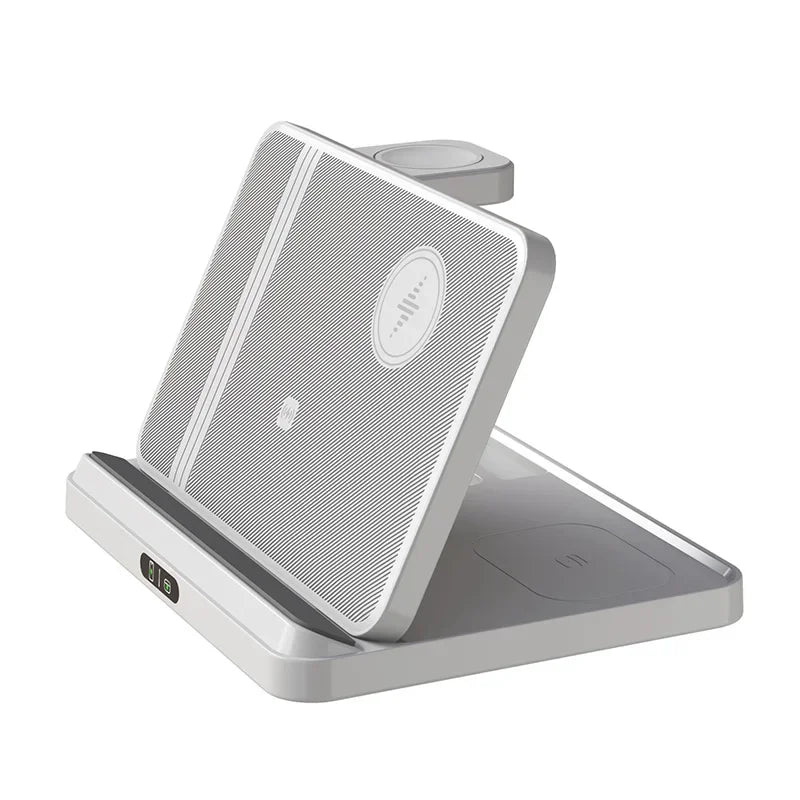 3 in 1 Wireless Charger Stand For Samsung Z Fold Zflip5 S24 S23 Ultra Galaxy Watch 6 5 Buds2 Foldable Fast Charging Dock Station