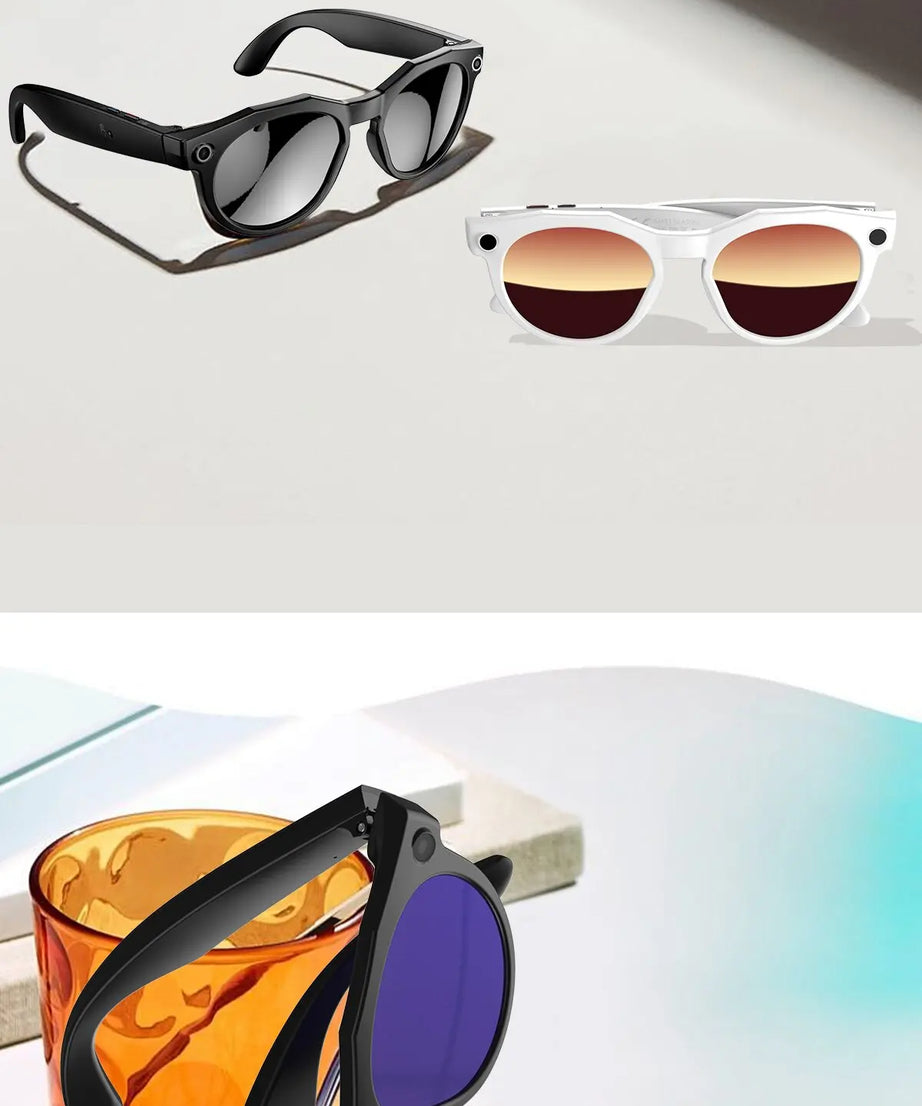 2026 New 4K HD AI Smart Glasses Men 800W Pixel Camera Bluetooth Call 4GB WIFI Transmission Voice Assistant Smart Glasses Women