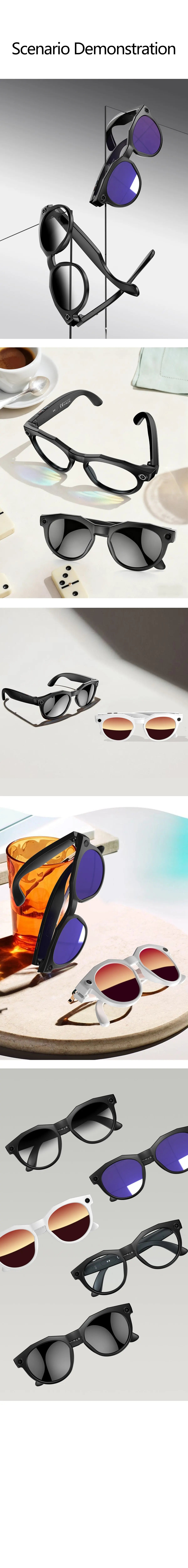 2026 New 4K HD AI Smart Glasses Men 800W Pixel Camera Bluetooth Call 4GB WIFI Transmission Voice Assistant Smart Glasses Women