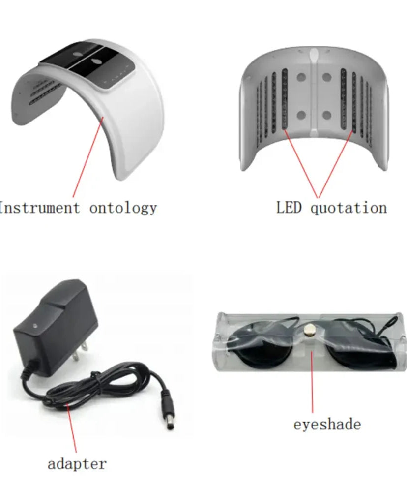 7 Colors LED Face Mask PDT Equipment SPA Facial Spray Device Skin Rejuvenation Light Facial Body Beauty Machines For Skin Care