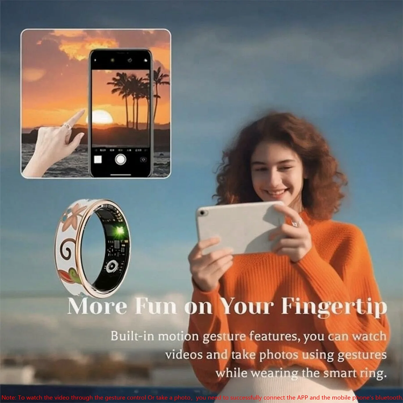 NEW Healthy Smart Ring 5 ATM Waterproof Wireless Call Heart Rate/Sleep/Blood Oxygen Monitoring For Xiaomi Android/IOS Men Women