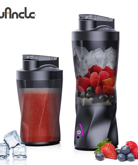 Electric Portable Juicer Fresh Fruit Mixer 700ML Multifunctional USB Rechargeable Shakes Smoothie Blender Outdoor Mixing Cup