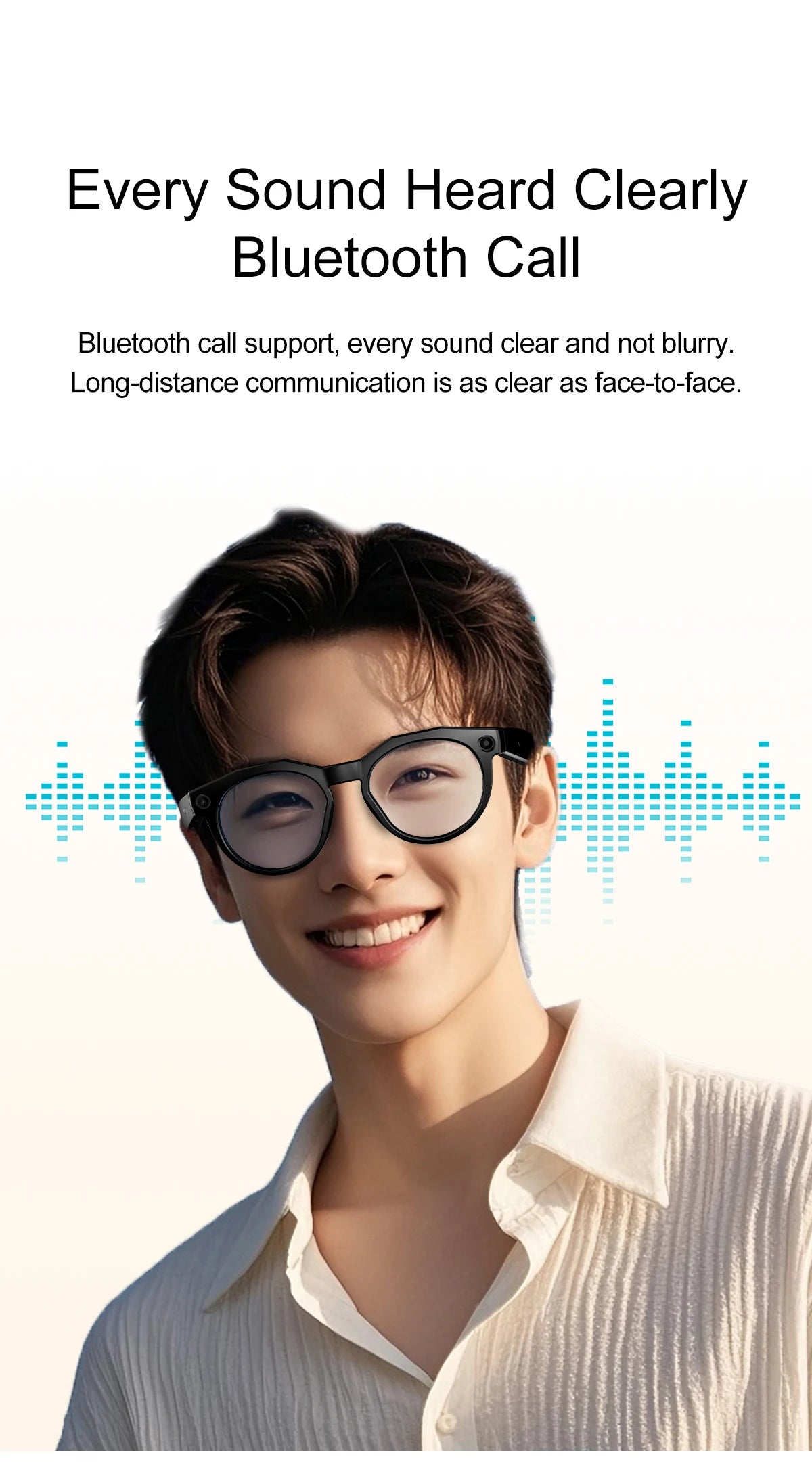 2026 New 4K HD AI Smart Glasses Men 800W Pixel Camera Bluetooth Call 4GB WIFI Transmission Voice Assistant Smart Glasses Women