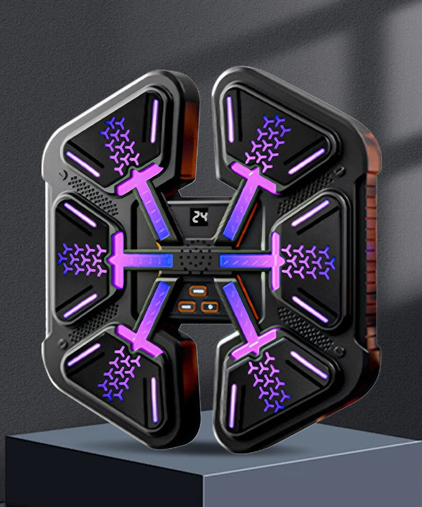 Smart Bluetooth Music Boxing Machine Boxing Wall Target Adjustable Speed Dynamic Light Boxing Machine Wall-Mounted for Adults