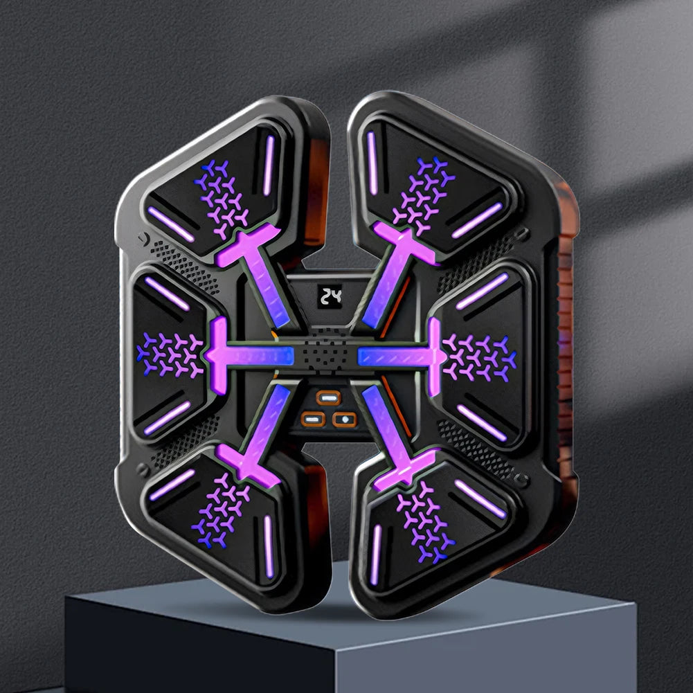 Smart Bluetooth Music Boxing Machine Boxing Wall Target Adjustable Speed Dynamic Light Boxing Machine Wall-Mounted for Adults