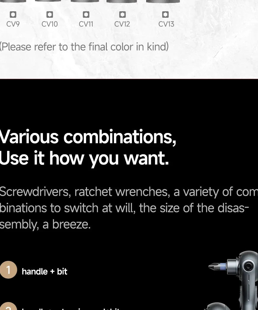 Atuman Magnetic Ratchet Screwdriver Set 40 in 1 Portable Precision Repair Tool Kit for Furniture Computer Bicycle