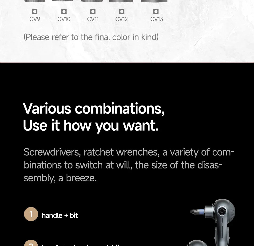 Atuman Magnetic Ratchet Screwdriver Set 40 in 1 Portable Precision Repair Tool Kit for Furniture Computer Bicycle