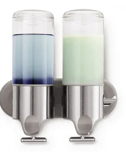 Soap Dispenser Wall-Mounted Large-Capacity Shower Gel Box Bathroom Hand Washer Transparent