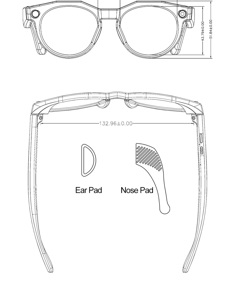 2026 New 4K HD AI Smart Glasses Men 800W Pixel Camera Bluetooth Call 4GB WIFI Transmission Voice Assistant Smart Glasses Women