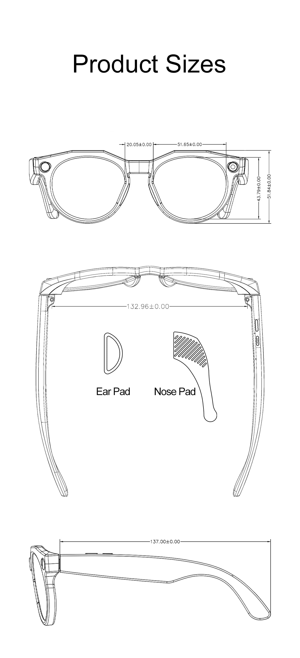 2026 New 4K HD AI Smart Glasses Men 800W Pixel Camera Bluetooth Call 4GB WIFI Transmission Voice Assistant Smart Glasses Women