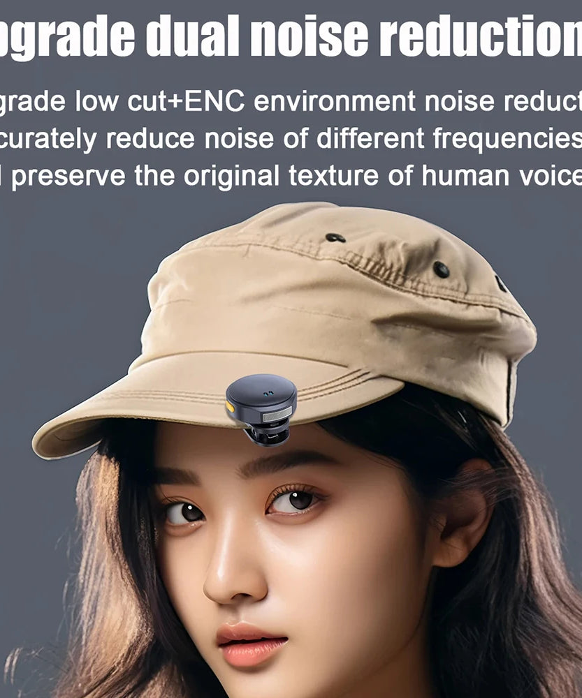 Lavalier Microphone 2.4GHz Wireless Microphone Magnetic Suction Microphone With Charging Case For Video Recording Plug and Play