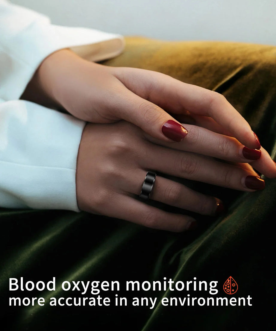 2025 Couple smart health ring,Sleep,Heart Rate,Oxygen Tracker,IP68 Waterproof,R6Pro smart ring for women and men rings for Gifts