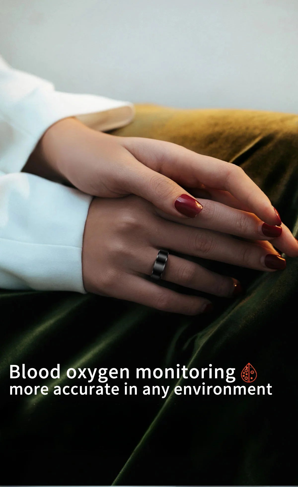 2025 Couple smart health ring,Sleep,Heart Rate,Oxygen Tracker,IP68 Waterproof,R6Pro smart ring for women and men rings for Gifts