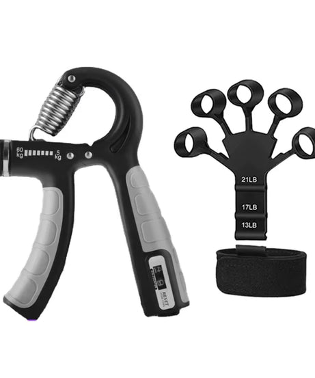 Adjustable Hand Grip 5-60kg Strengthener Hand Grip Trainer With Counter Wrist Forearm And Hand Exerciser For Muscle Building