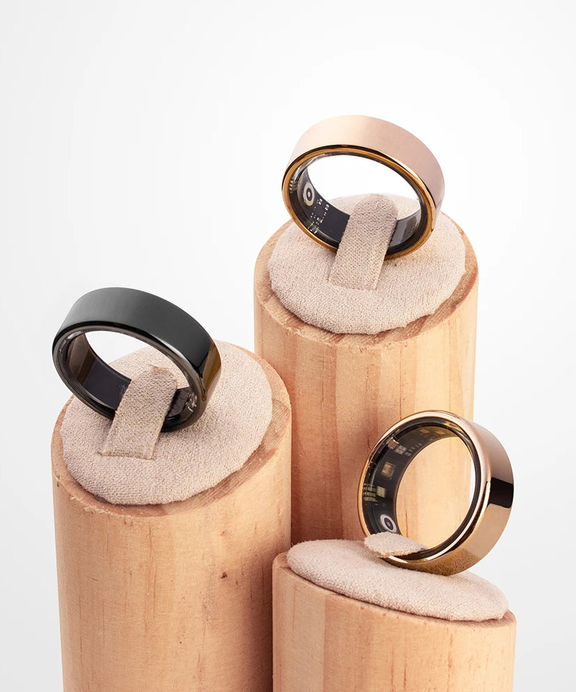 2024 COLMI R02 Smart Ring with Charging Case for Men Women, Battery Life, 39 Days, Health Monitor, 5ATM Waterproof