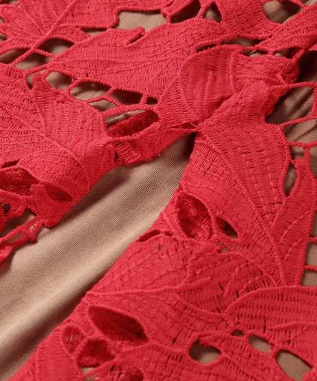 Lace Crochet Bow Slip Dress Hollow Out Slim Fit Club Party Gown Robes Sexy Backless Women Vacation Beach Suspender Long Dresses