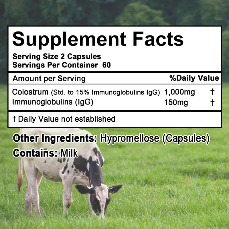 Colostrum Supplements Are Rich in Vitamins and Minerals, Enhance Immunity, Support Digestive Health, and Regulate Blood Sugar.