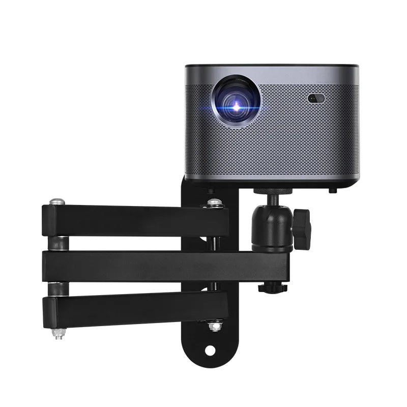 Foldable Wall Mount Projector Bracket Aluminum Alloy Retractable Durable Devices Holder for Home Bedside Hotel Office