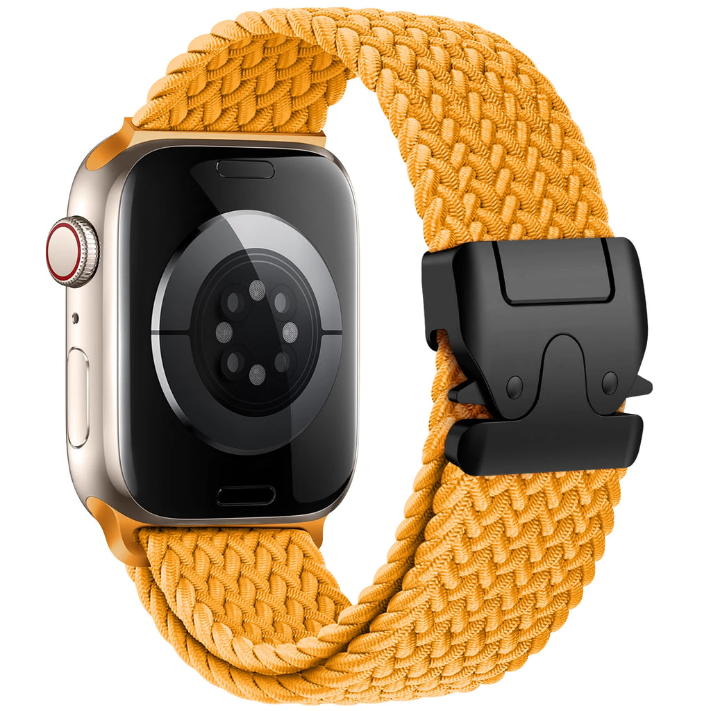 Parachute Straps for Apple watch 10 Band 46mm 42mm 45mm Ultra 49mm 44mm 41mm Braided bracelet correa iWatch Series 9 8 SE 5 6 7
