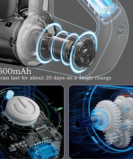 LMETJMA Electric Cheese Grater Portable Salad Maker With 4 Different Shapes of Blades 40W Electric Rotary Slicer Shredder JT363