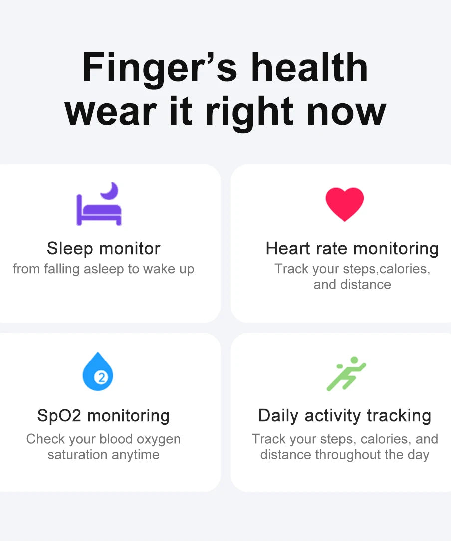 2024 COLMI R02 Smart Ring with Charging Case for Men Women, Battery Life, 39 Days, Health Monitor, 5ATM Waterproof