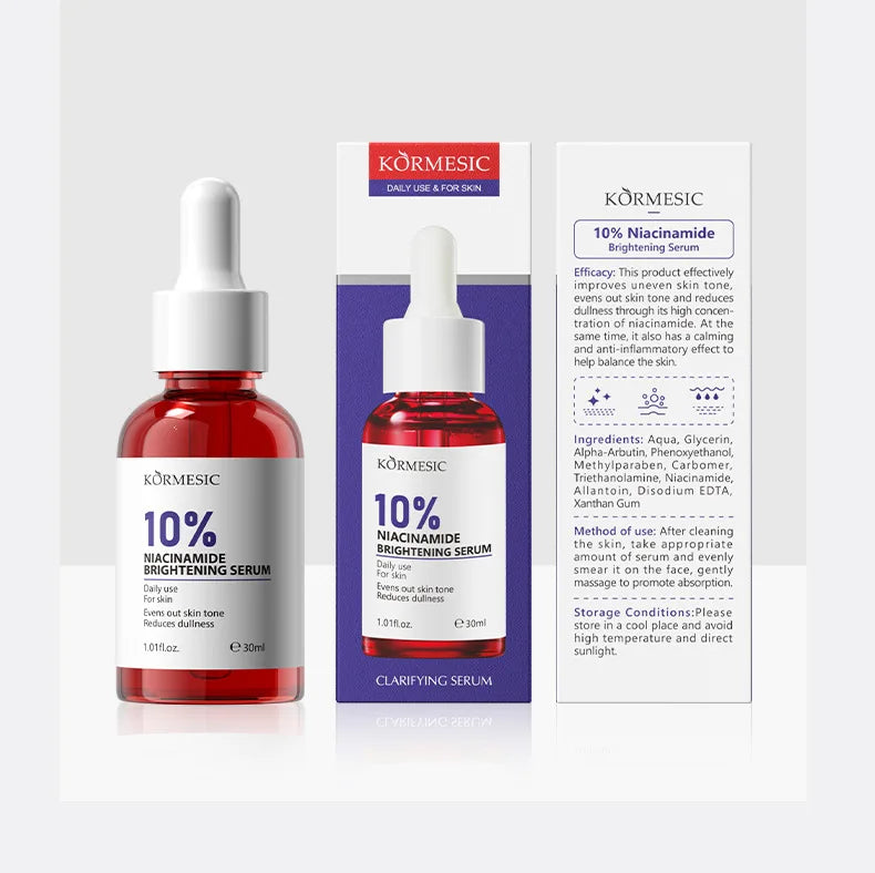 AHA Rejuvenation Niacinamide Brightening Face Serum Hexapeptide Ceramide Panthenol  Essence Anti Wrinkle Nourishing Skin Care
