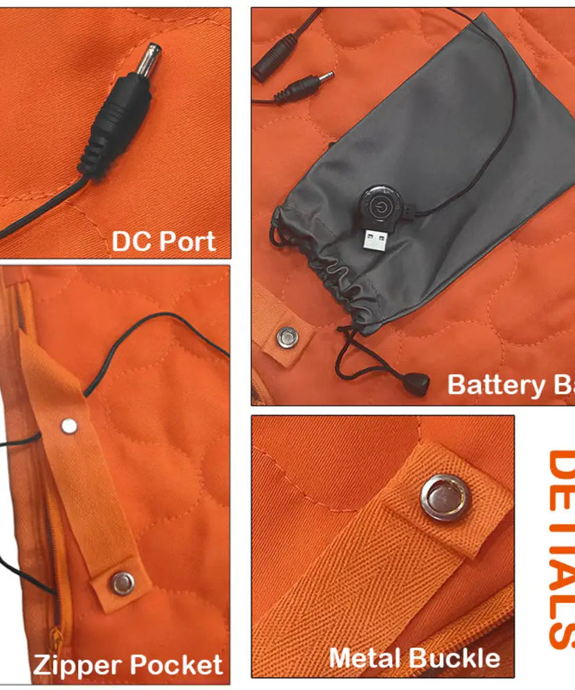 USB Heating Sleeping Mat,Outdoor Electric Heating Pads,3-Level Adjustable,Camping Tent Sleeping Mattress,Thermalpad Foot Warmer