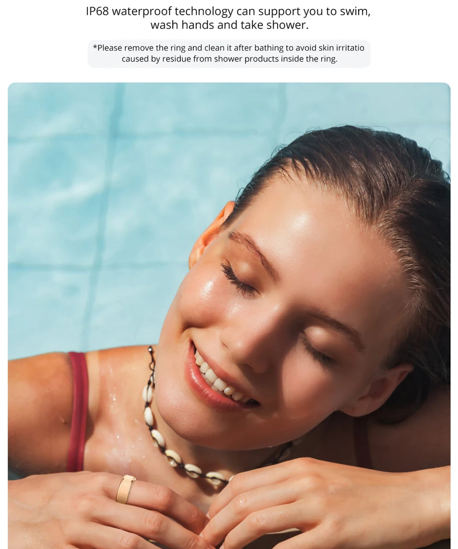 COLMI R10 Smart Ring with Charging Case for Men Women, Health and Sleep Monitor, 5ATM Waterproof, Multi-sport Mode