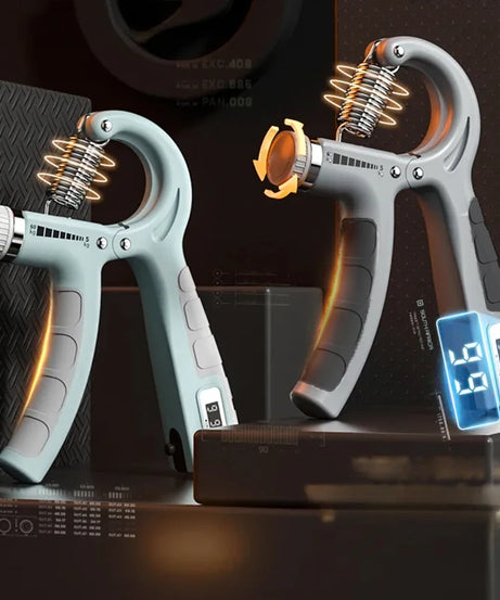 5-60Kg Adjustable Hand Grip Strengthener, Stainless Steel Spring Hand Exerciser For Muscle Building And Injury Recovery