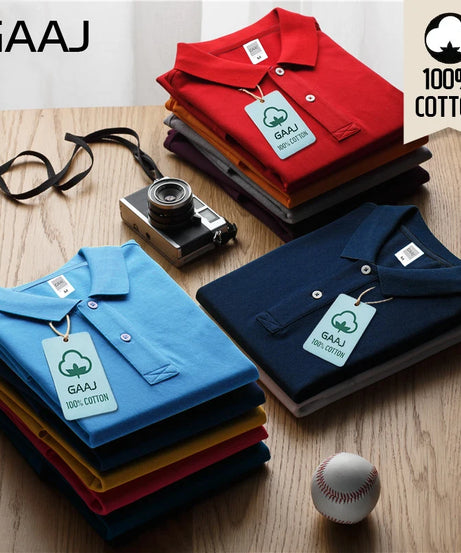 100 Cotton Polo Shirt Men,Light luxury Brand PoloShirt,Summer Short Sleeve Tee Shirt Fashion Tops Quality Clothes Golf Wear
