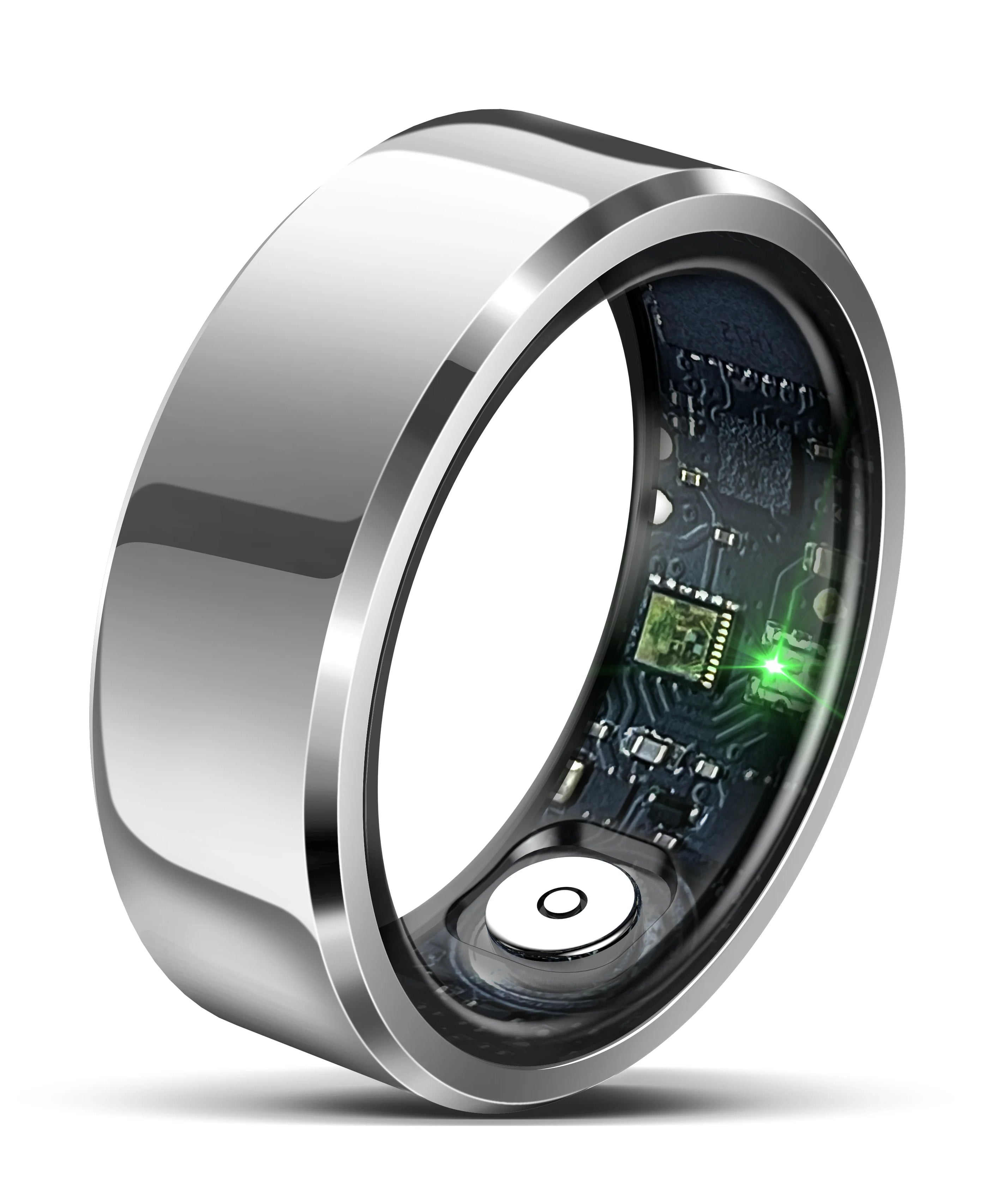 Couple Xiaomi Smart Ring, Bluetooth Sync,Sleep&Heart Rate Tracker, 5ATM Waterproof, Compatible iOS/Android, Men&Women Smart Ring