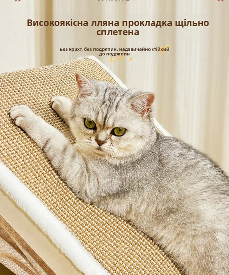 Warmth Enclosed Wooden  Scratching Board Large Villa Sle  House for All Seasons Indoor Pet elter  Tent Dog Bed