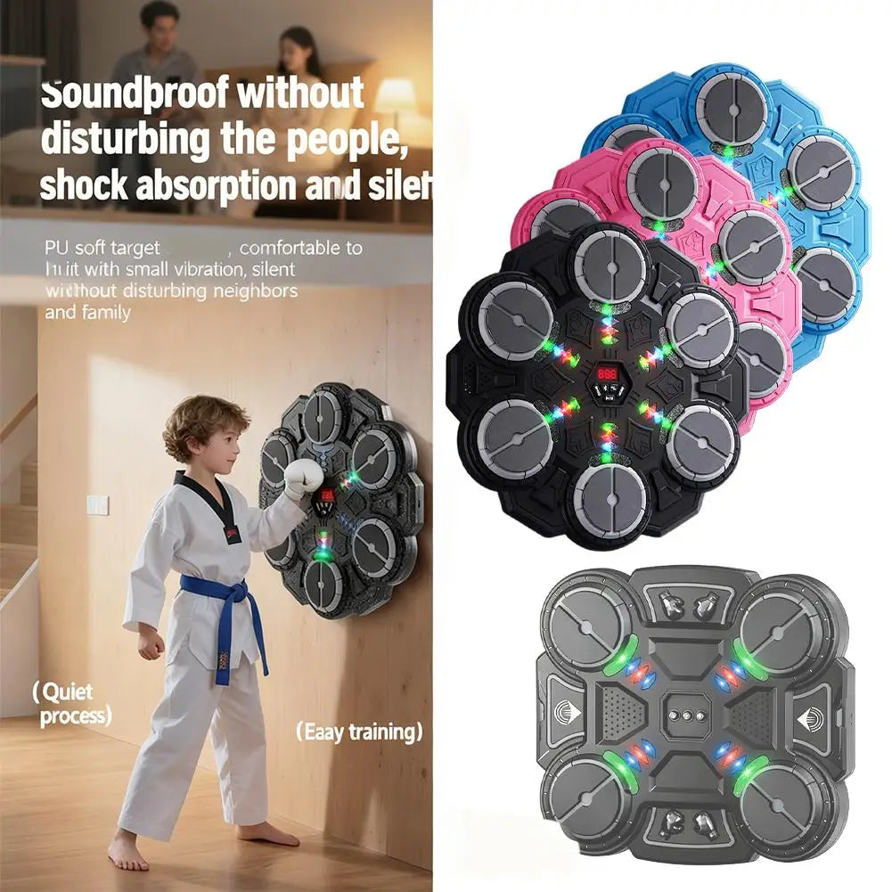 Smart Bluetooth Music Boxing Machine,Decompression,Fighting Fitness Home Boxing Wall Target Boxing Trainer Boxing Accessories