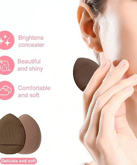 56-Piece Make up Brush Set (chocolate)- Full Face Cosmetics Kit , Eyeshadow Blending Brushes & Beauty Sponge  make up brushes