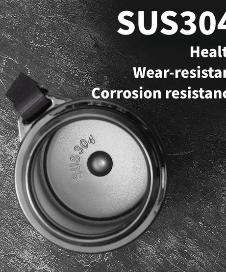 800ML-1L Stainless Steel Thermos Bottle 304 Tea Bottle Car Vacuum Bottle with LED Temperature Display Portable Drinking Cup