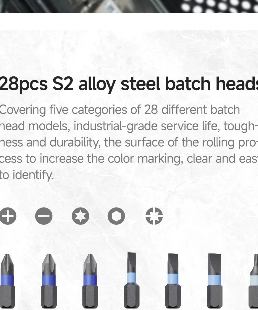 Atuman Magnetic Ratchet Screwdriver Set 40 in 1 Portable Precision Repair Tool Kit for Furniture Computer Bicycle