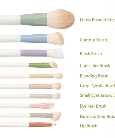 Travel Makeup Brush Set Small Portable With LED mirror and 14 pcs Makeup Brushes For Women Beauty Makeup Kit And Storage Box