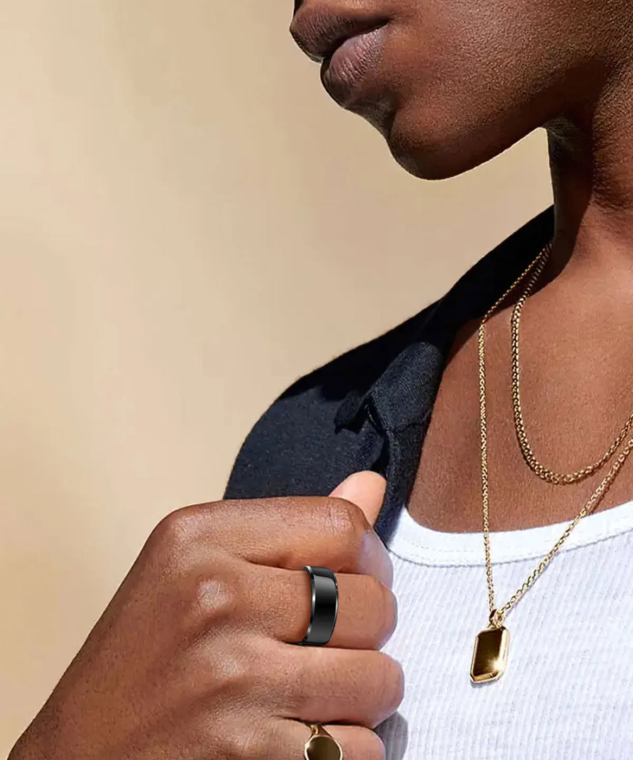 2025 Couple smart health ring,Sleep,Heart Rate,Oxygen Tracker,IP68 Waterproof,R6Pro smart ring for women and men rings for Gifts