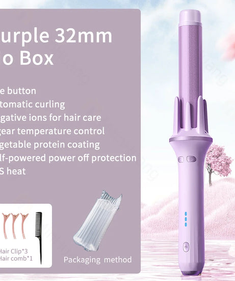 Automatic Hair Curler 28mm/32mm Large Wave Curling Iron Anion Fast Heating Professional Styling Curlers Curling Wand Hair Waver